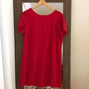 red lulus dress